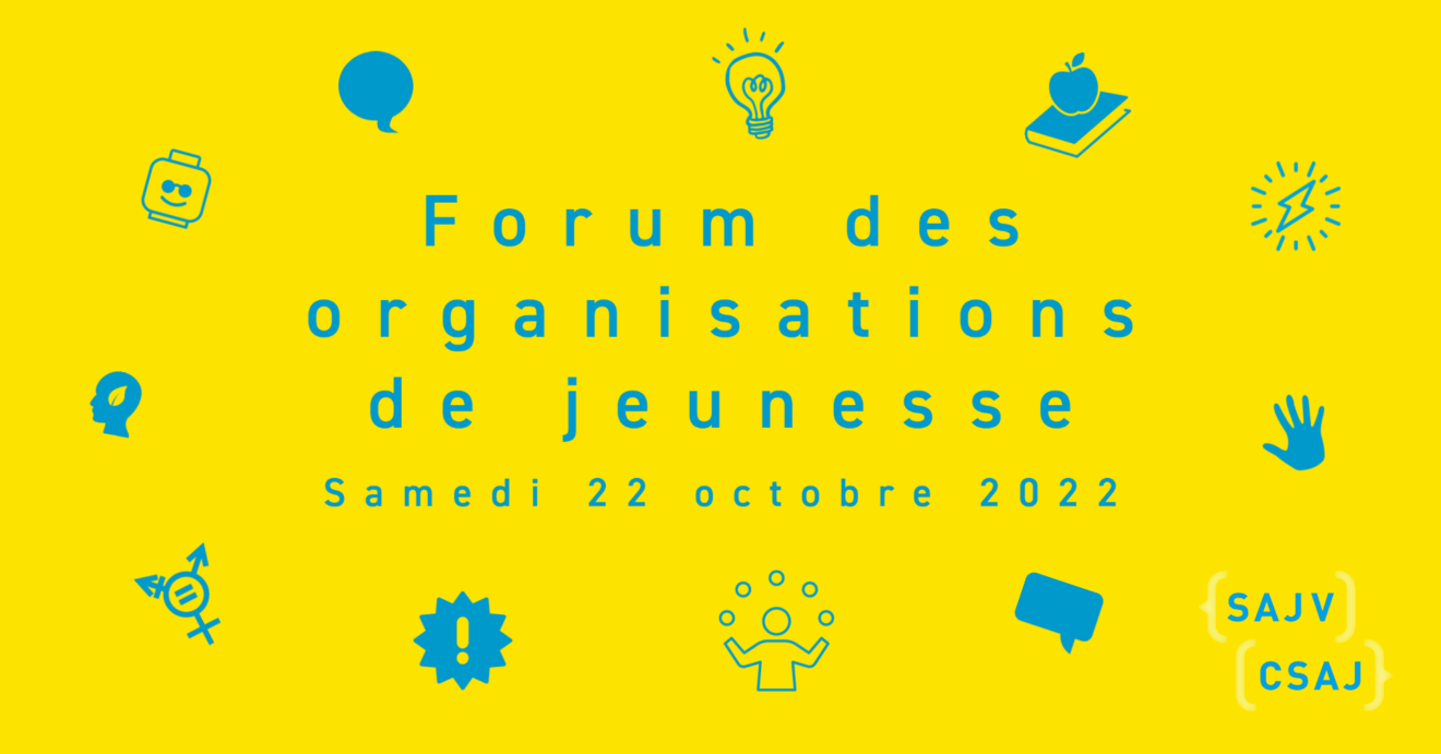 Forum des organisations de jeunesse | 22 octobre | Bienne